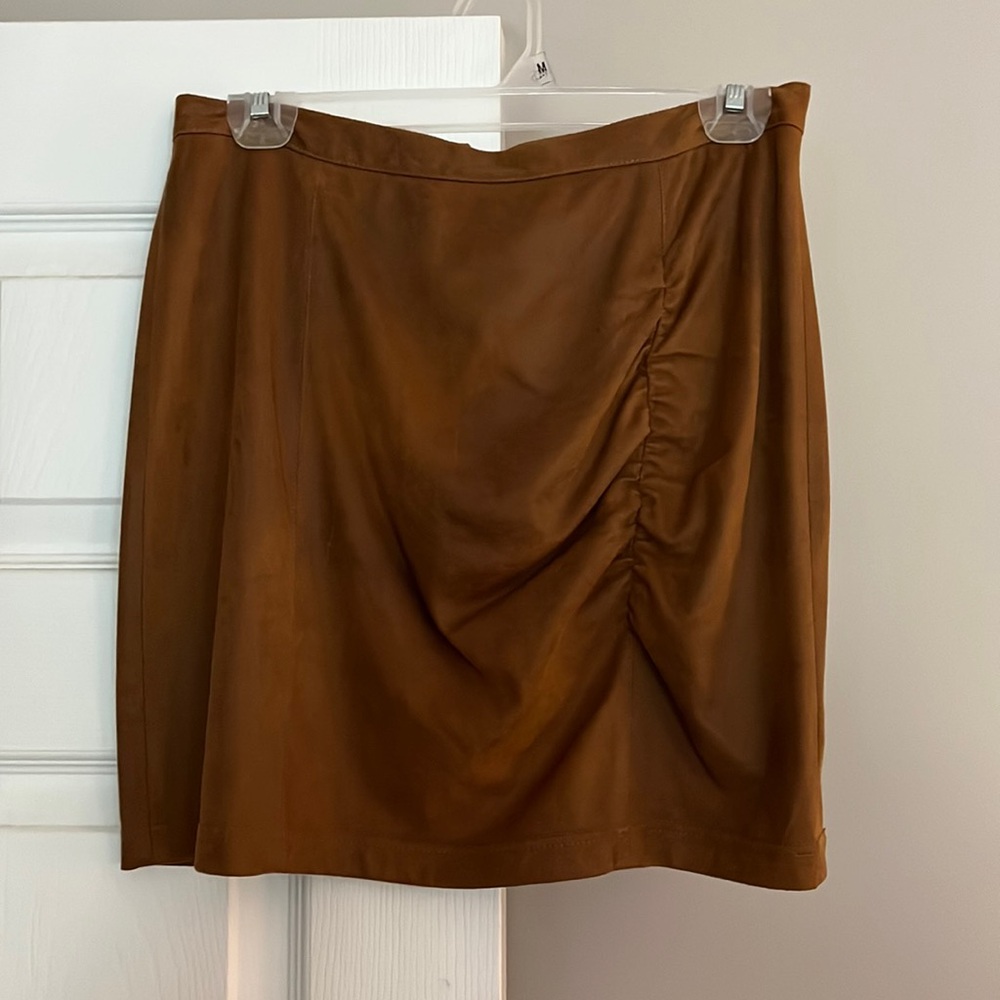 Free People Brown Mini Skirt
